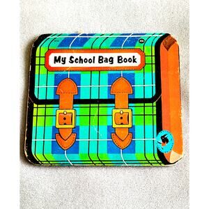 GOLDEN PRESS My School Bag Book by Kathleen N Daly Childrens Paperback --1967